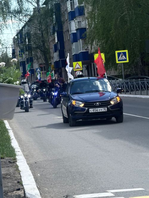 В Менделеевск на День Победы приехали «Ночные волки»