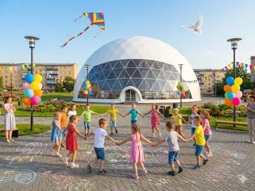 1 июня в Менделеевске отмечают День защиты детей на двух площадках