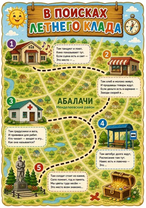 В Абалачах прошёл квест к Дню защиты детей