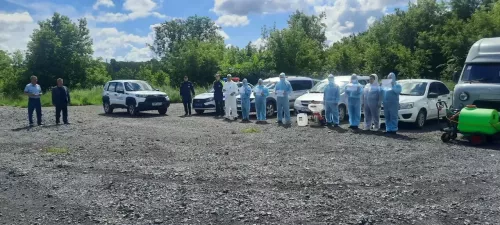 В Менделеевском районе проведены межведомственные командно-штабные учения по ликвидации условного очага африканской чумы свиней