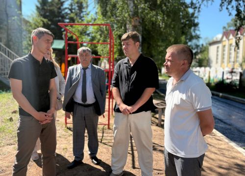 В приюте «Камские зори» Менделеевска идёт ремонт дороги