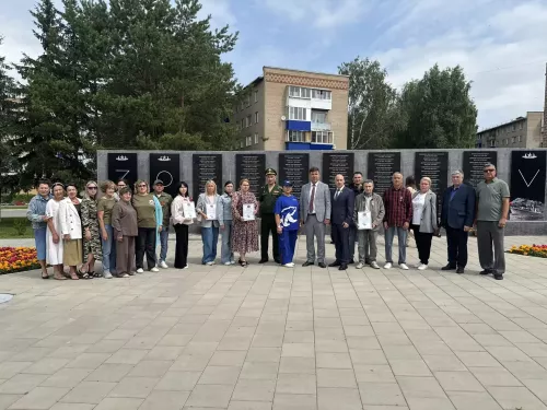 В Менделеевске прошёл митинг в День ветерана боевых действий