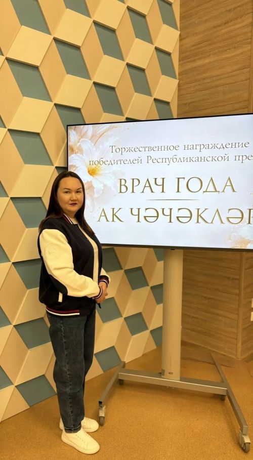 Врач Менделеевской ЦРБ победила в номинации «Молодая гвардия» на премии «Врач года»