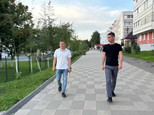 Глава Менделеевского района провёл вечерний обход городских парков