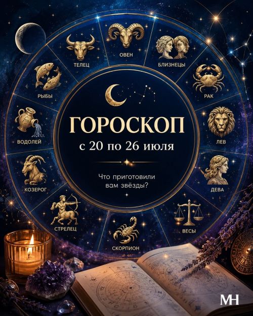 Гороскоп 20-26 июля: что ждать от звёзд каждому знаку
