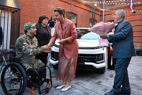 Ветеран СВО из Менделеевска Игорь Стрелков получил адаптированный автомобиль