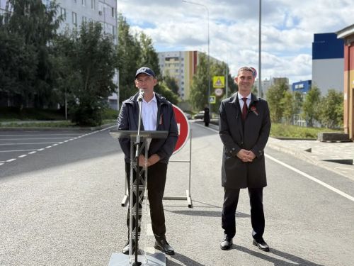 В День республики в Менделеевске открыли дорогу по улицам Химиков и Татарстана