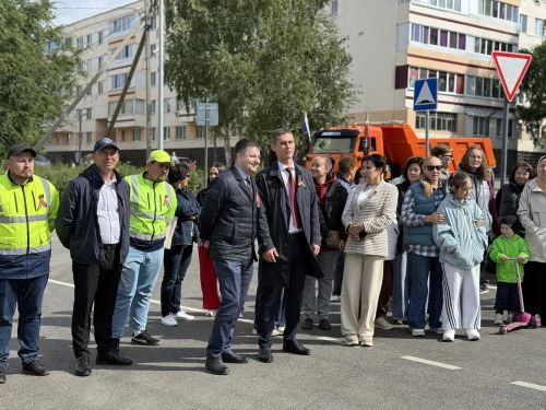 В День республики в Менделеевске открыли дорогу по улицам Химиков и Татарстана
