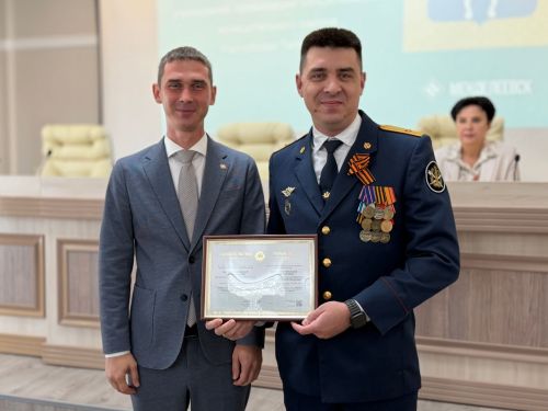 В Менделеевске наградили сотрудников УФСИН, ППС и ветеринарной службы