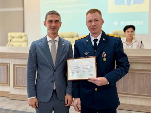 В Менделеевске наградили сотрудников УФСИН, ППС и ветеринарной службы