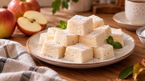 Полезный десерт к чаю: готовим яблочный зефир