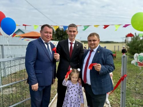 В селе Бизяки открыли новую спортивную площадку