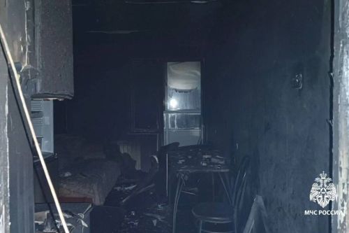 Фен, оставленный включённым, сжёг квартиру в Набережных Челнах