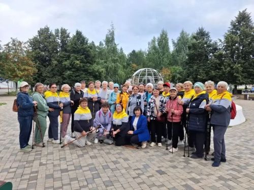 Фестиваль северной ходьбы собрал активистов в Менделеевском районе