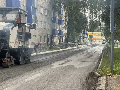 В Менделеевске началась реконструкция дорог по улицам Бурмистрова и Юбилейной