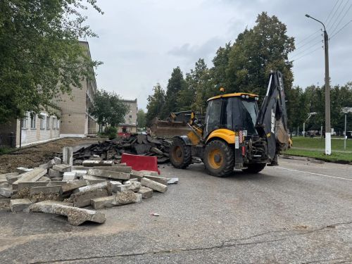 В Менделеевске началась реконструкция дорог по улицам Бурмистрова и Юбилейной