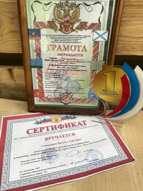 Смотр строя и песни, 2026. Детские сады
