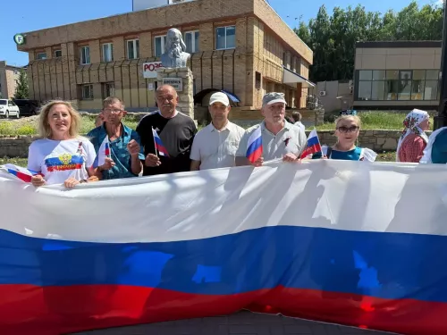 Парад дружбы народов в Менделеевске