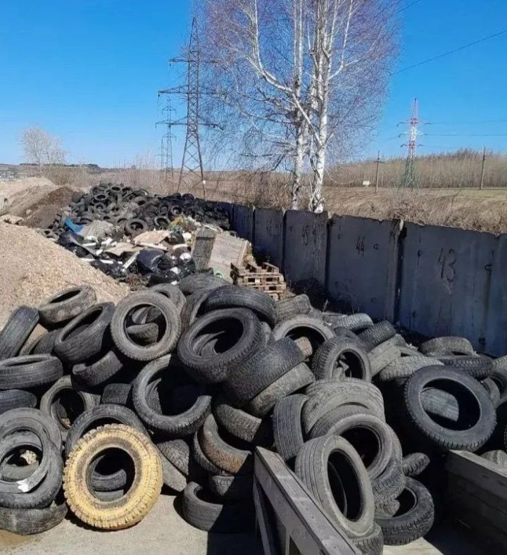 В Менделеевске организован приём старых автомобильных шин