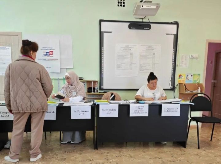 В Менделеевске выборы идут к завершению