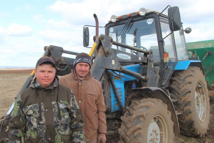 В Менделеевском районе начались весенне — полевые работы