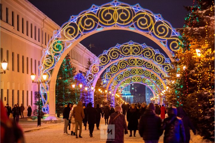 За новогодние и рождественские каникулы в Казани побывали 170 тысяч туристов