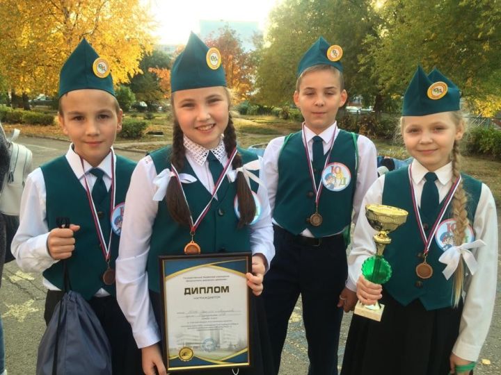 Отряд ЮИД школы №4 Менделеевска занял 3 место в зональном туре конкурса «Безопасное колесо-2020»