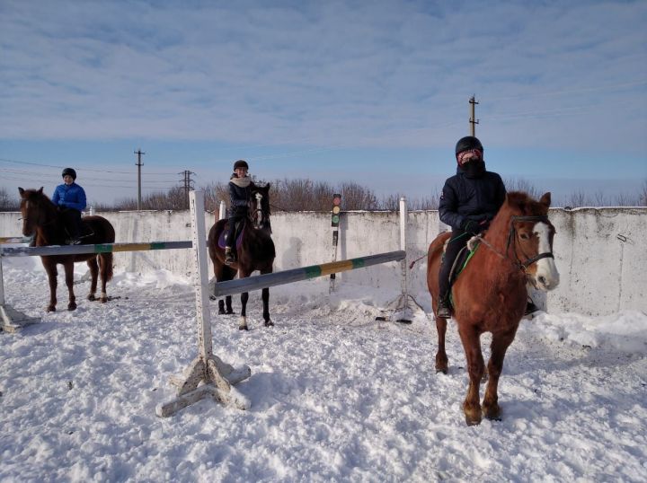 В Менделеевске прошла конная игра «Стойла»