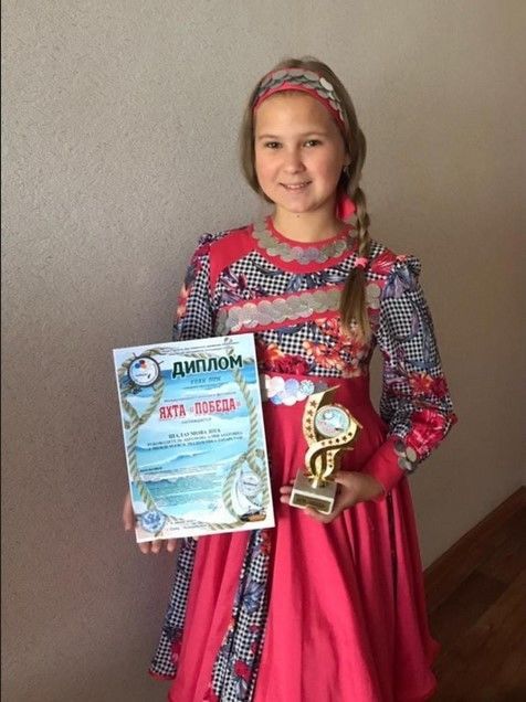 Яна Шалаумова стала обладателем Гран-при на&nbsp;Международном конкурсе фестивале «Яхта Победа»