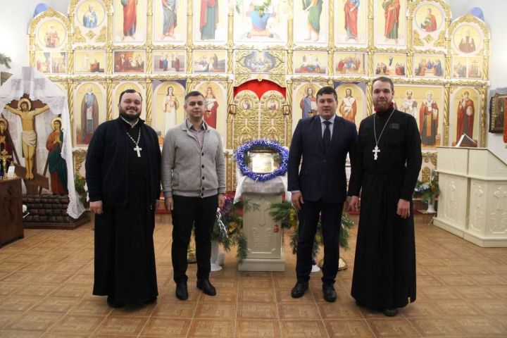 Менделеевский район посетил настоятель Спасского собора иеромонах Кирилл