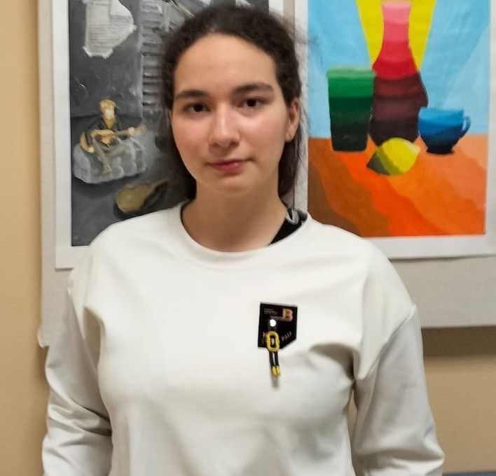 В ДШИ прошла персональная выставка работ ученицы