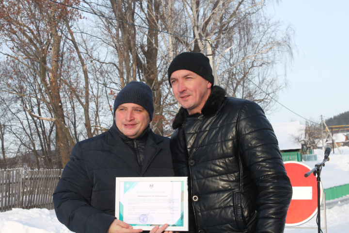 В Менделеевском районе открыт мост