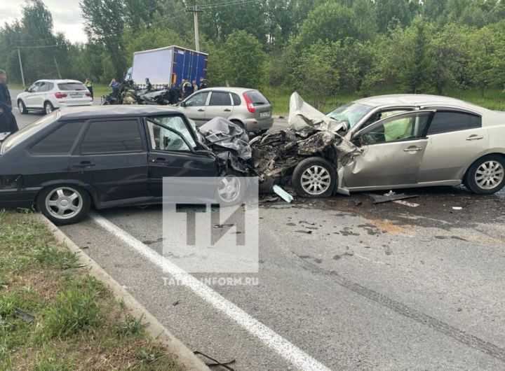 В Татарстане произошло массовое ДТП