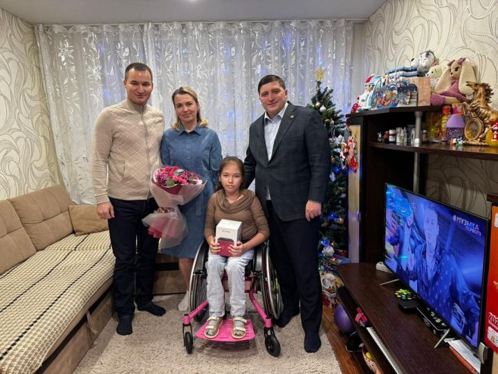 У юной менделеевчанки исполнилось желание