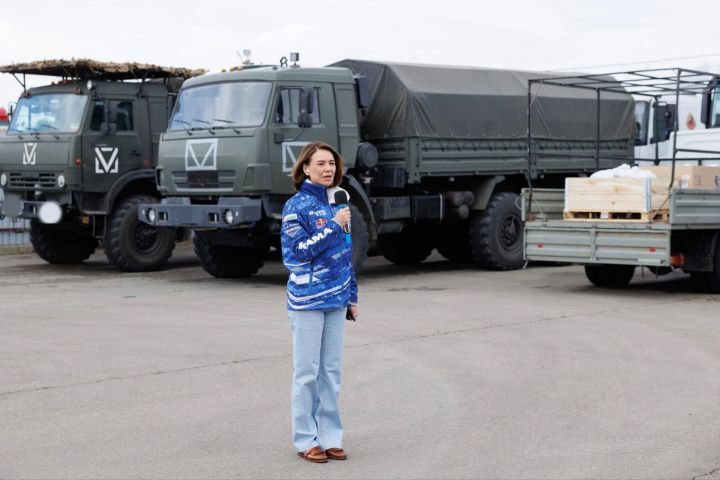 Когогина доставила очередную партию гуманитарного груза бойцам, находящимся в зоне СВО
