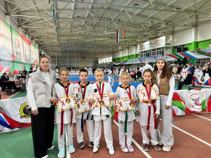 Тхэквондоисты Менделеевска на пьедестале почёта