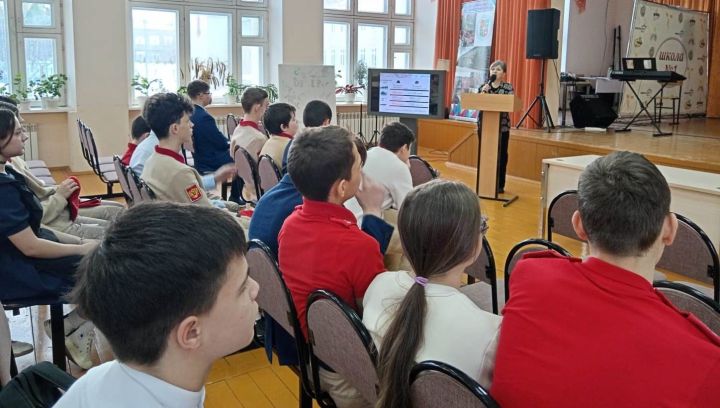 В СОШ № 1 Менделеевска прошел музейный урок о Сталинградской битве