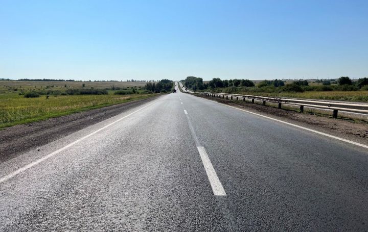 В Татарстане по нацпроекту отремонтирована автодорога Набережные Челны — Заинск — Альметьевск