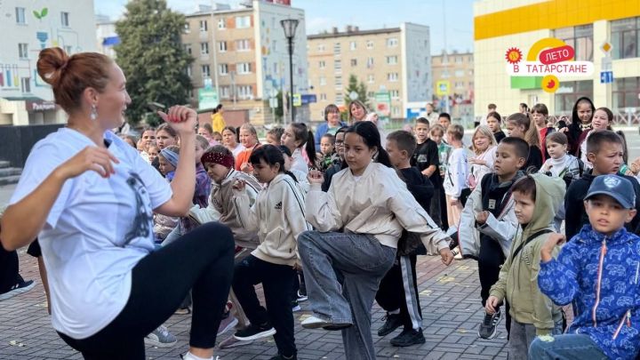 В Менделеевске прошла акция «Кино + Спорт» в рамках проекта «Лето в Татарстане»
