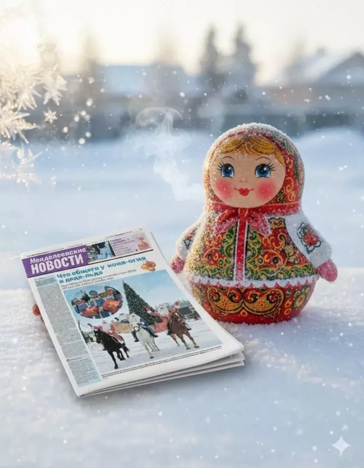В честь выхода первого номера «Менделеевских новостей»-2026 дарим подарки подписчикам газеты