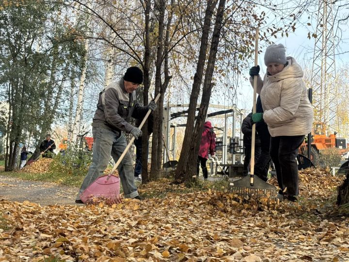 23 октября на спортивной аллее прошли «Осенние чистые игры»