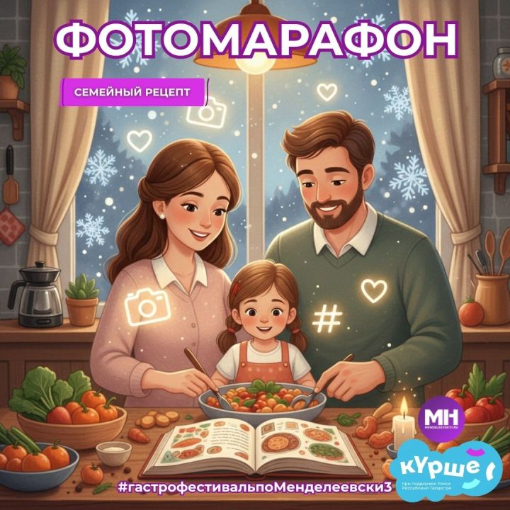 Поделитесь семейным рецептом: в Менделеевске стартует вкусный фотомарафон