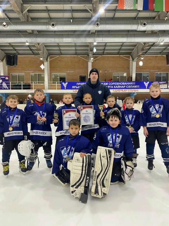 Хоккейный турнир в Черемшане: команда «Айсберг» из Менделеевска взяла бронзу