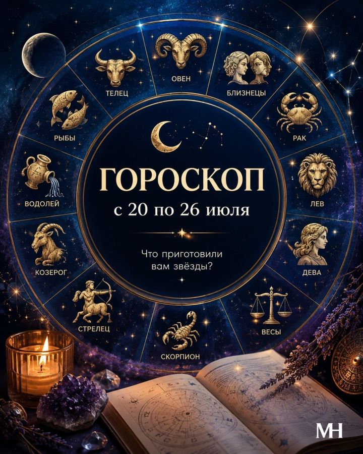 Гороскоп 20-26 июля: что ждать от звёзд каждому знаку