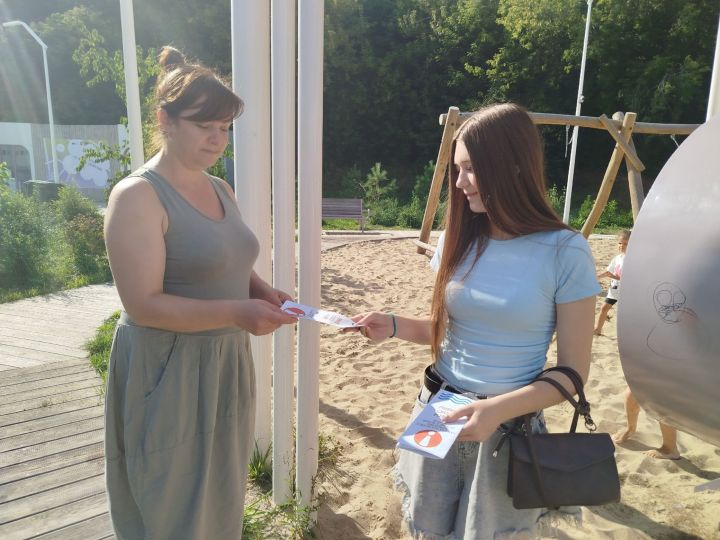 На набережной «Тихие горы» провели профилактическую акцию по безопасности на воде